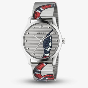 Reloj Gucci YA1264123 Unisex Analogico Cuarzo con Correa de Acero inoxidable