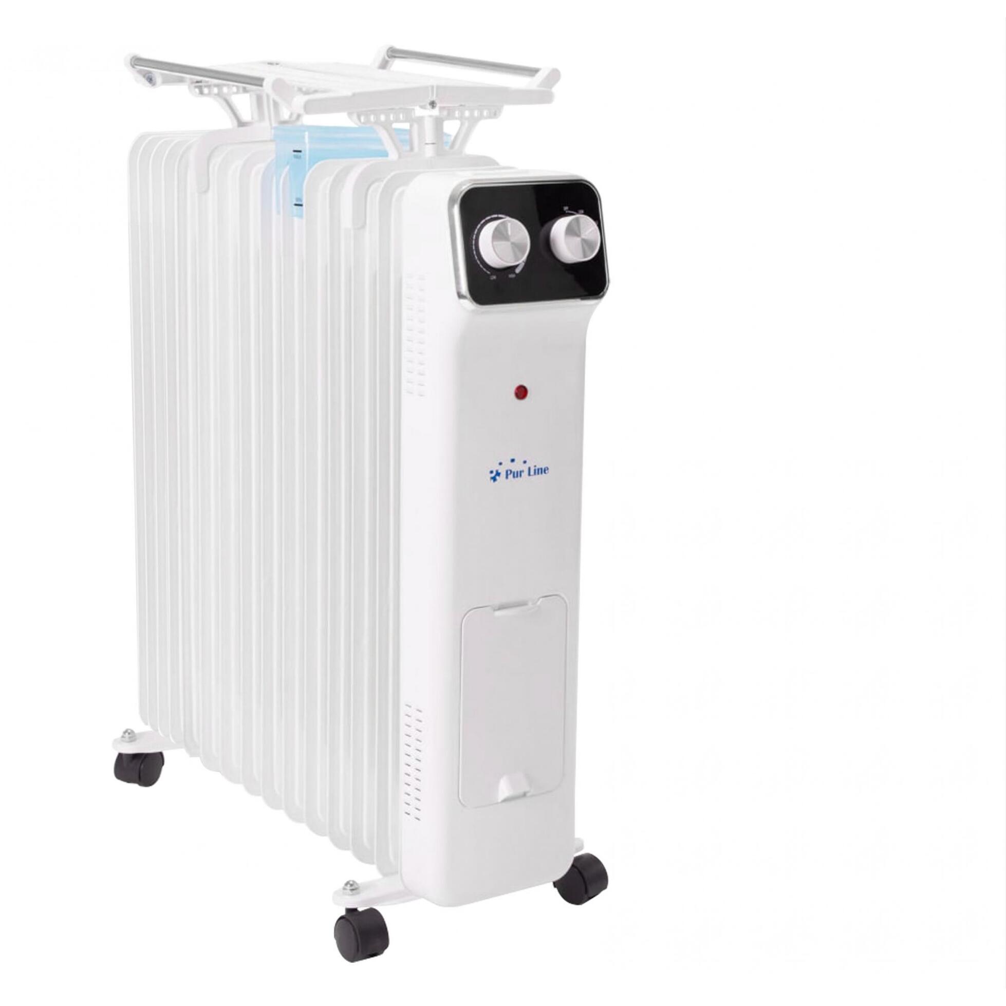 Radiateur d'huile blanc avec réservoir d'humidification 2800   W