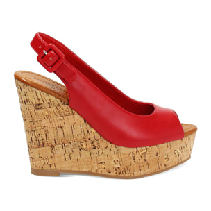 Zeppe donna rosse