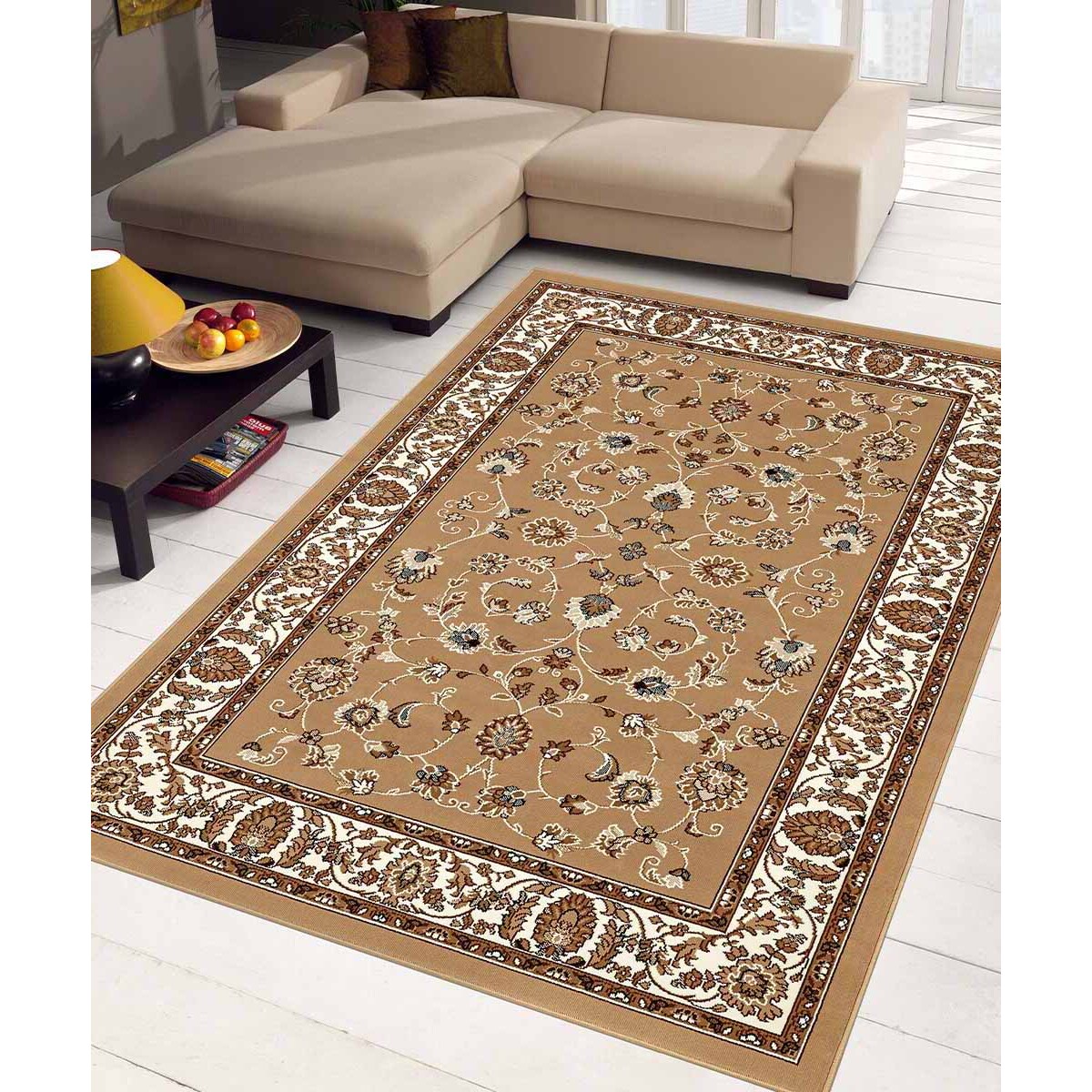 Tappeto Stile Classico Persiano Beige