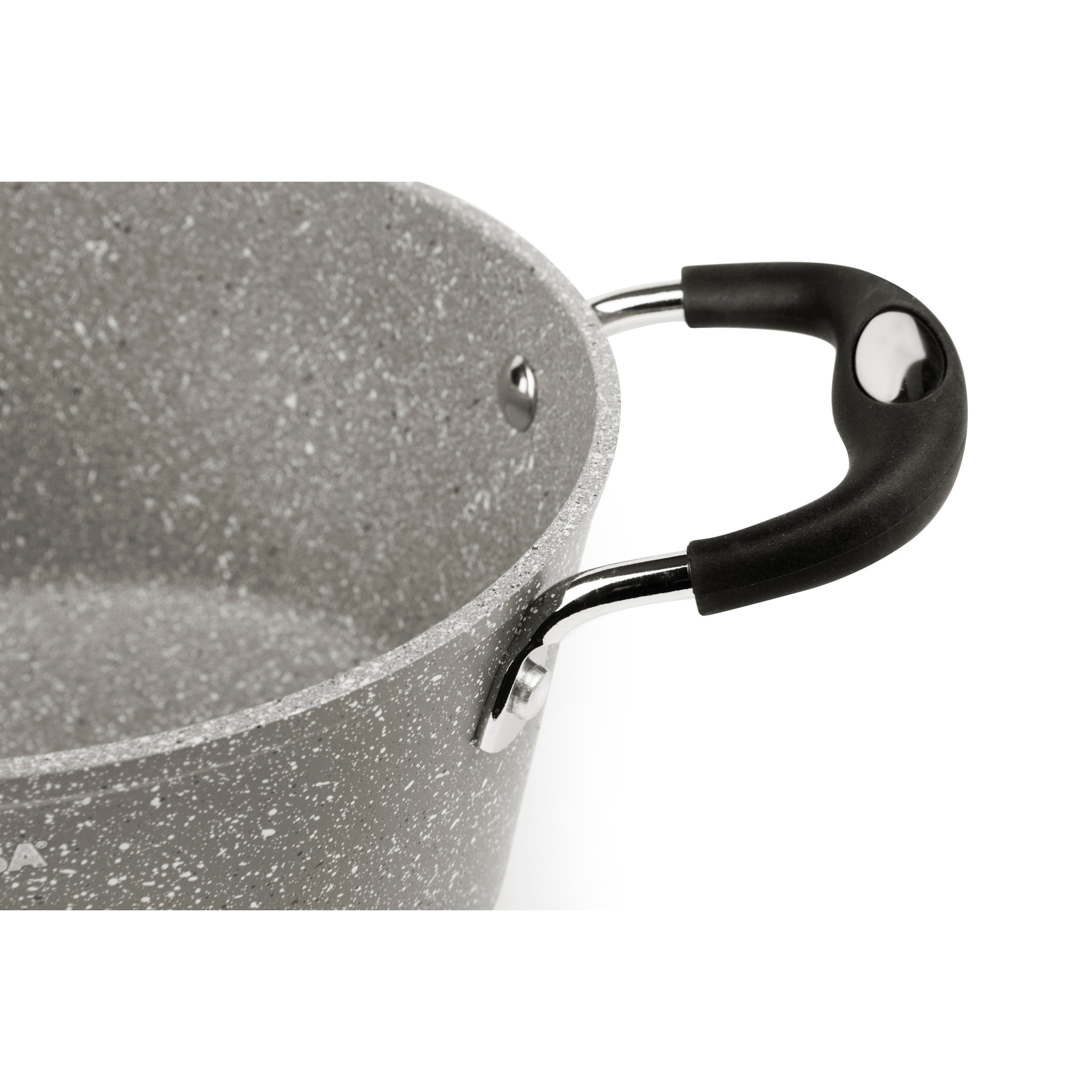 Casserole 20 cm avec Couvercle Excelsa – Forn-Ok, Aluminium Gris