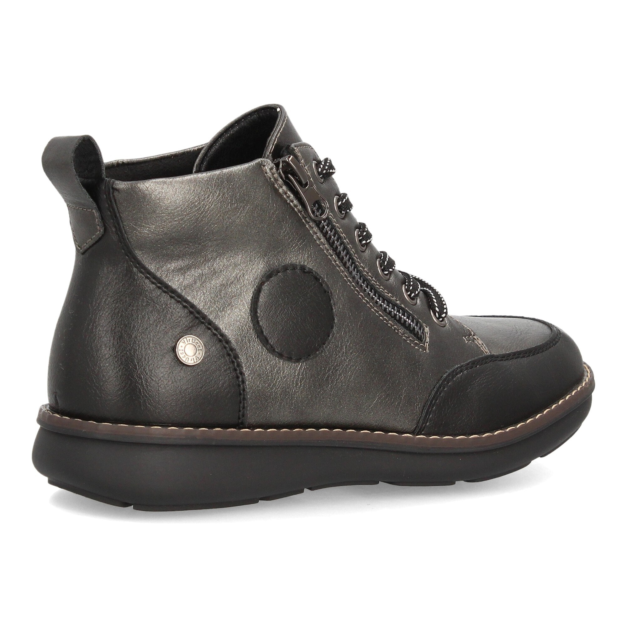 Botines casual mujer con cremallera lateral