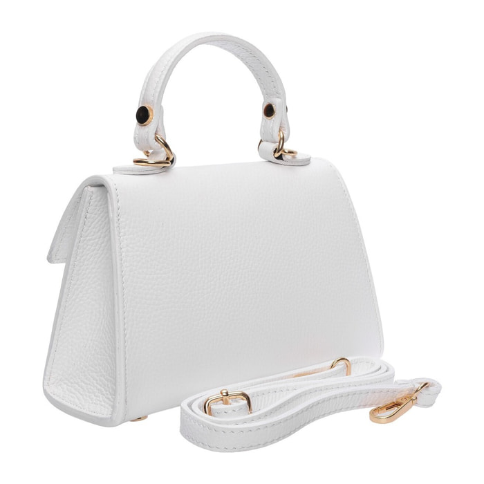 Borsa a mano Anna Luchini Bianco