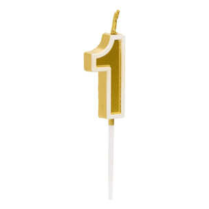 Bougie d'anniversaire Numéro 1