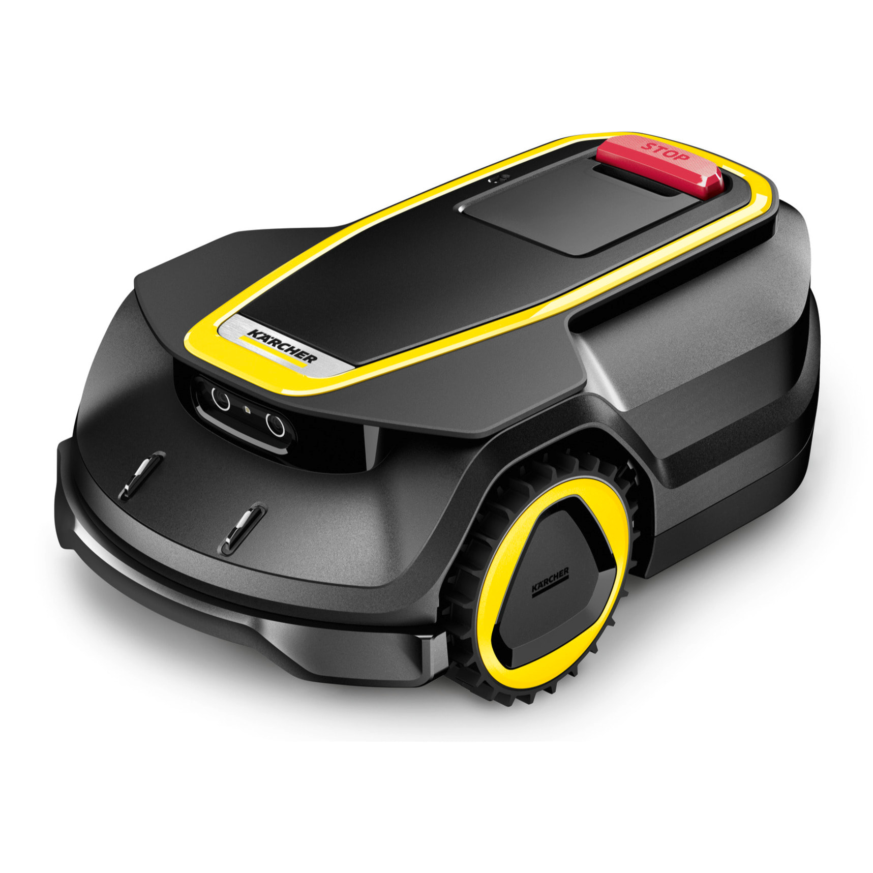 Robot tondeuse connectée KARCHER RCX 4 - sans fil périphérique - RTK - nav GPS - caméra IA - 4 roues motrices - 1500 m² - pente 60°