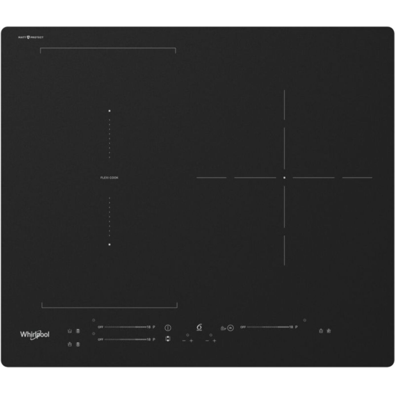 Plaque induction WHIRLPOOL WLS9560NEBM Matt Protect