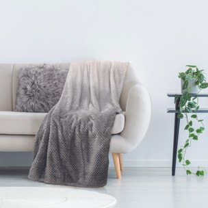 Plaid - HOME DECO FACTORY - Tie And Dye - Gris