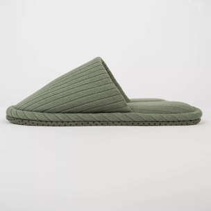 Zapatillas Canale Raya Ancha Verde Cacería