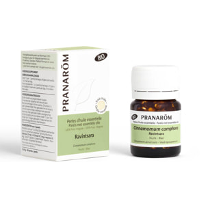 Pranarom - Perles d'Huile Essentielle de Ravintsara - Bio - 60 Perles
