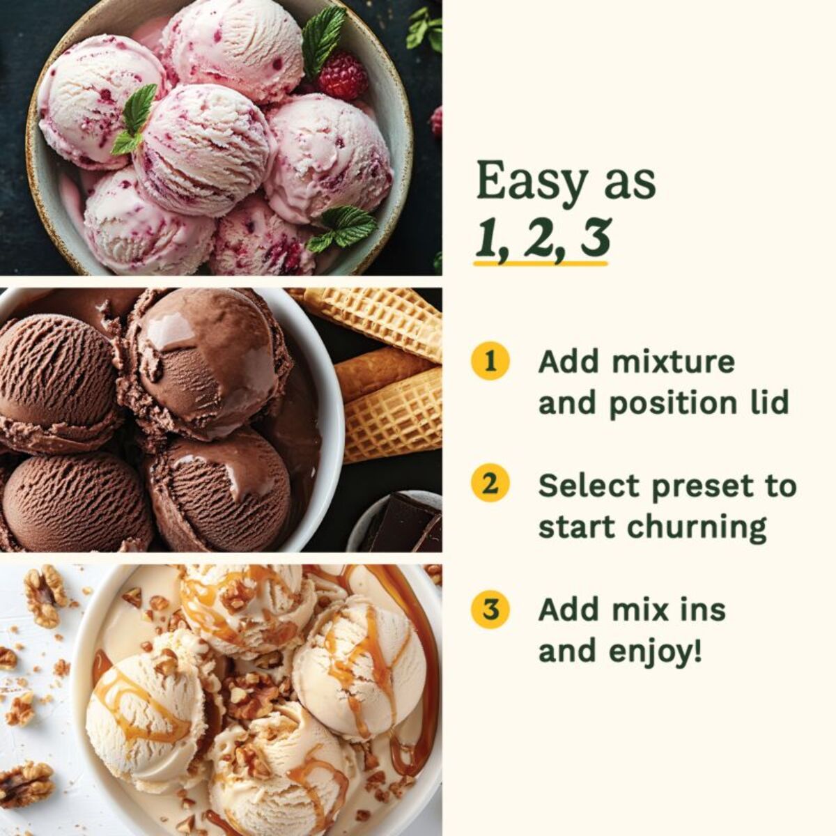 Sorbetière CUISINART ICE90E Machine à glace et à gelato