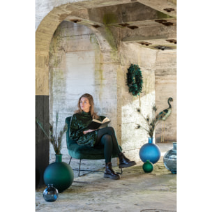 J-Line vase Boule - verre - vert - small - Ø 16 cm