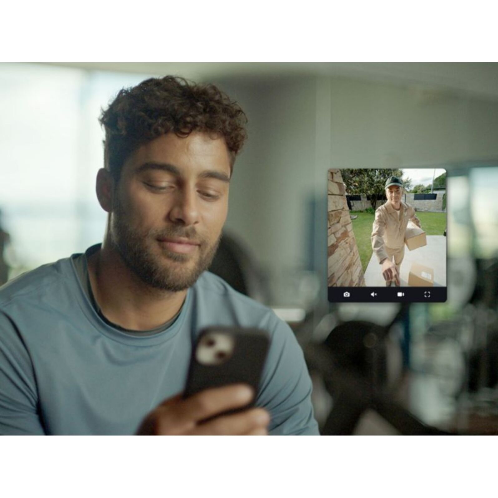 Sonnette vidéo PHILIPS HUE SECURE filaire+carillon