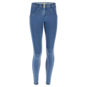 Jeggings push up WR.UP® superskinny jersey-denim organico