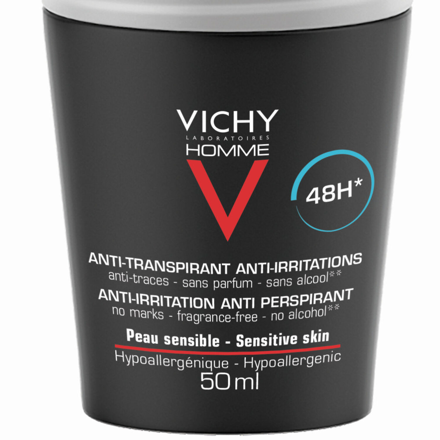 Déodorant Anti-Irritation 48H pour Homme - Roll-On 2x50 ml