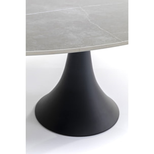Table de jardin Grande Possibilita noire et grès Kare Design