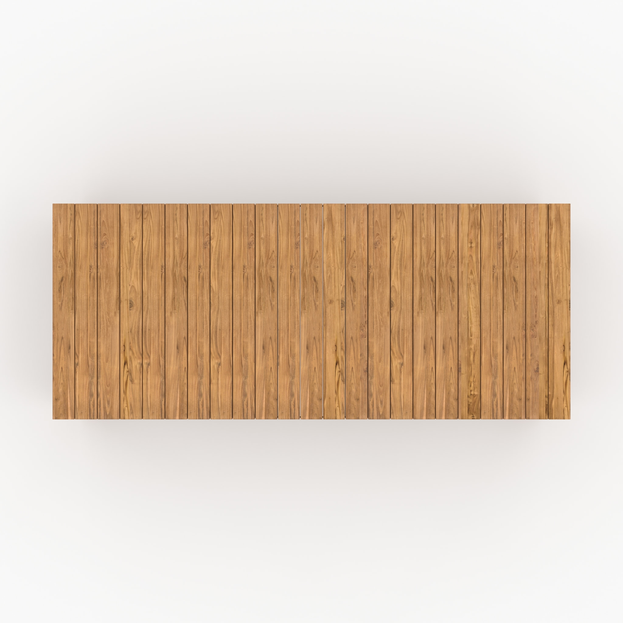 Table de jardin rectangulaire en bois de teck recyclé 10 personnes - Zia