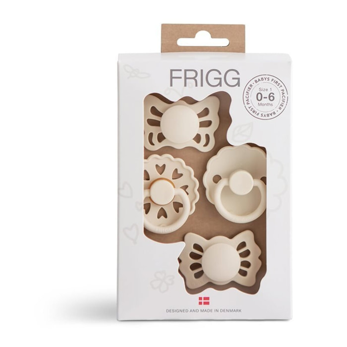 Frigg Mi Primer Chupete Pack 4 Uds. Floral Heart