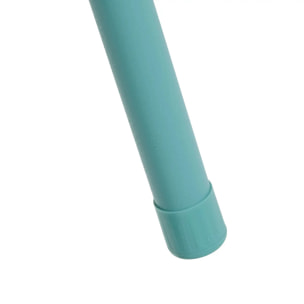 Tabouret Flexy Plus vert céladon en tissu chiné