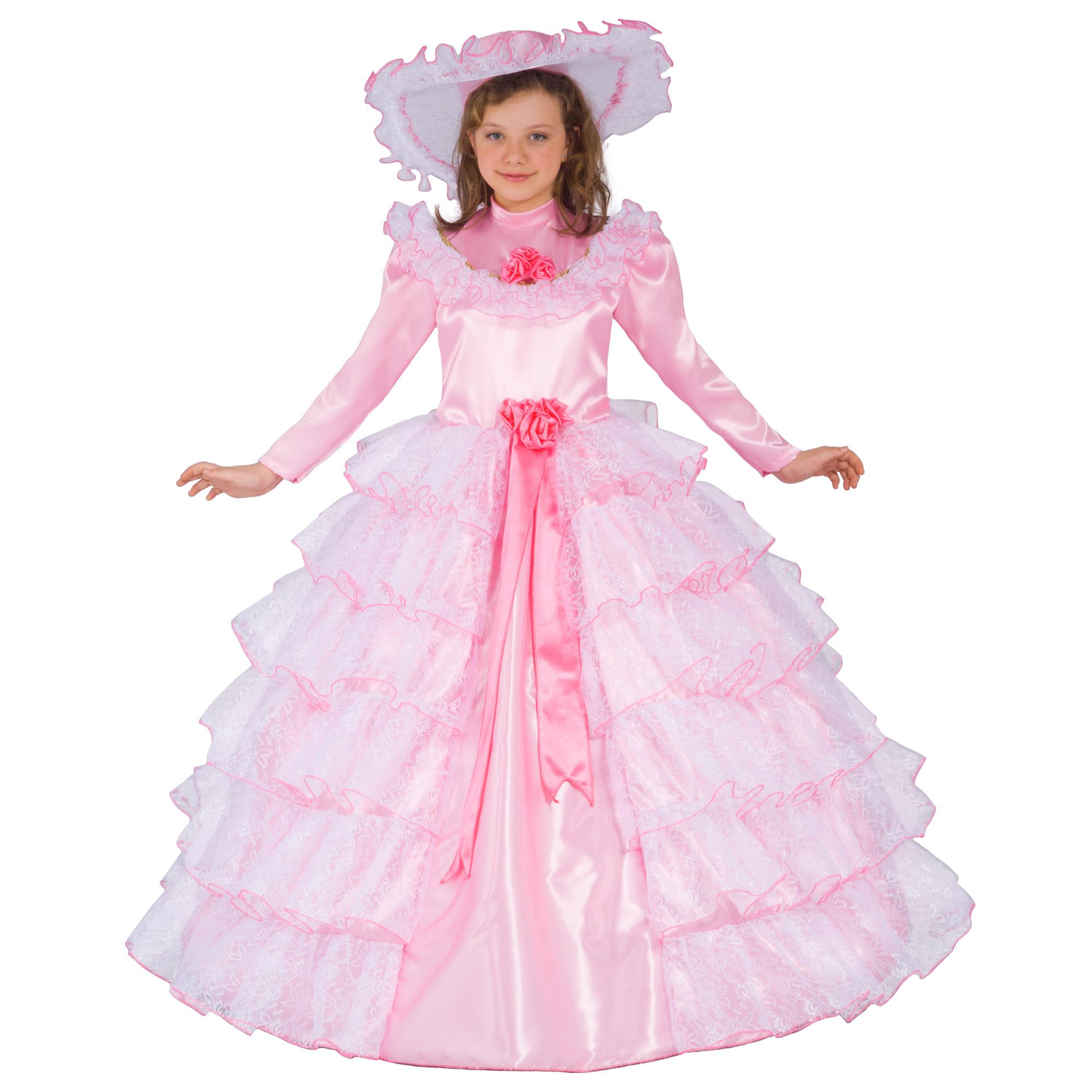 Abito Costume Carnevale Piccola Lady Rosa Atelier Bambina