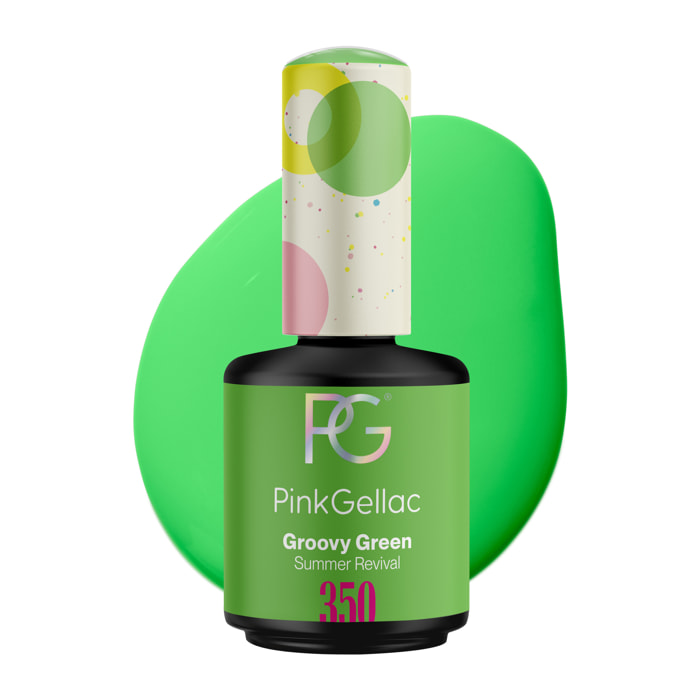 Vernis semi-permanent - 350 Groovy Green - 15 ml