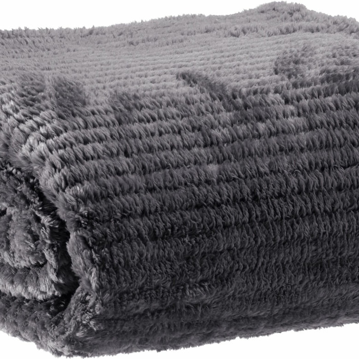 Plaid Saya 100% Polyester Graphite