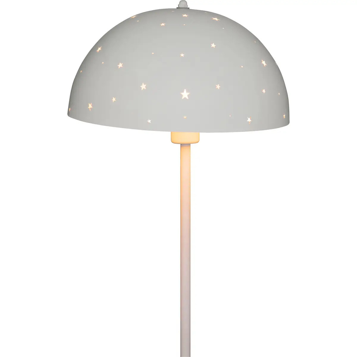 Lampadaire enfant "Champignon" - métal et cuivre - blanc - H150 cm