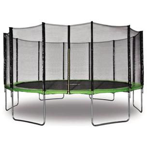 Trampoline " Yoopi " - Ø 4.90 m - Vert