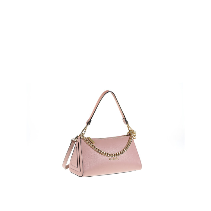 Borsa a spalla da donna Made in Italy - Modello Violette - 100% pelle - 26.0 x 13.5 x 11.5 cm