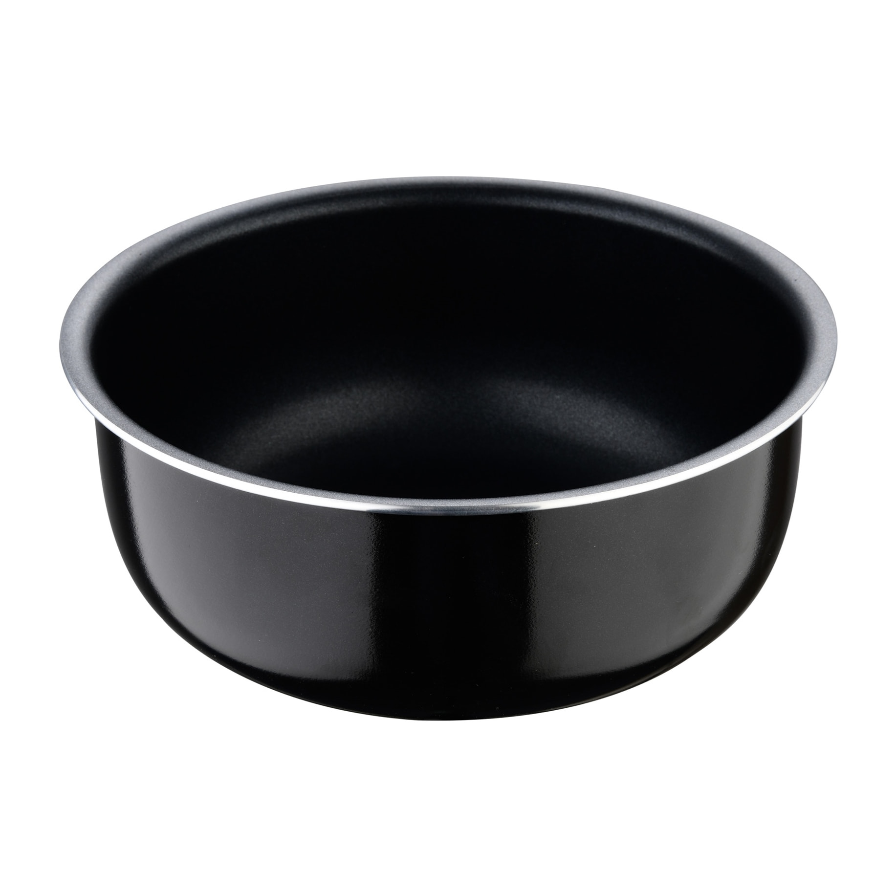 Juego de 3 cazos ø16ø18ø20cm en aluminio prensado negro click & cook san ignacio