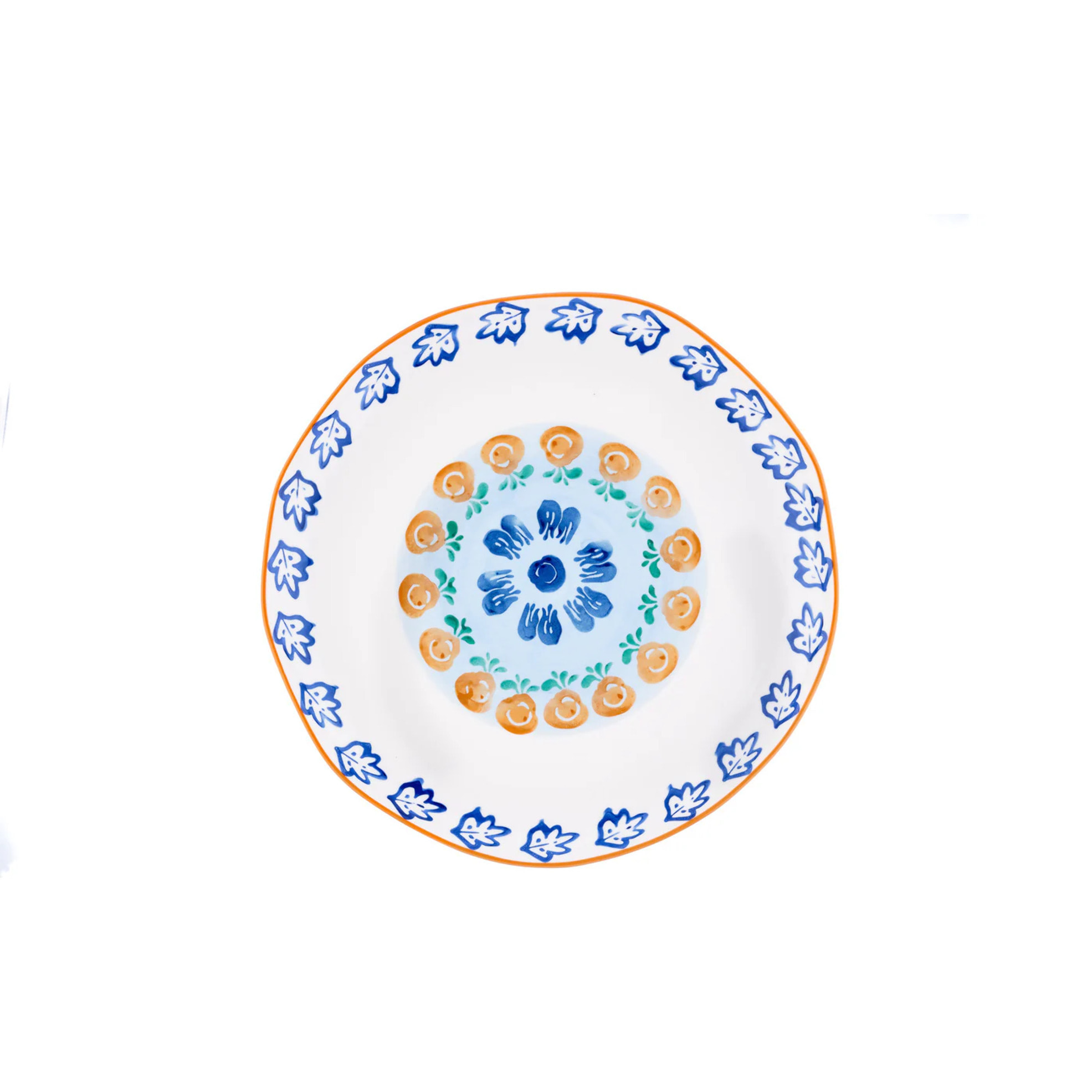 Assiette NAPOLI Ø27cm - 4 pièces - Agrume