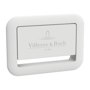 Baignoire droite 170 x 75 VILLEROY & BOCH Collaro acrylique blanc mat avec vidage et trop plein blanc mat
