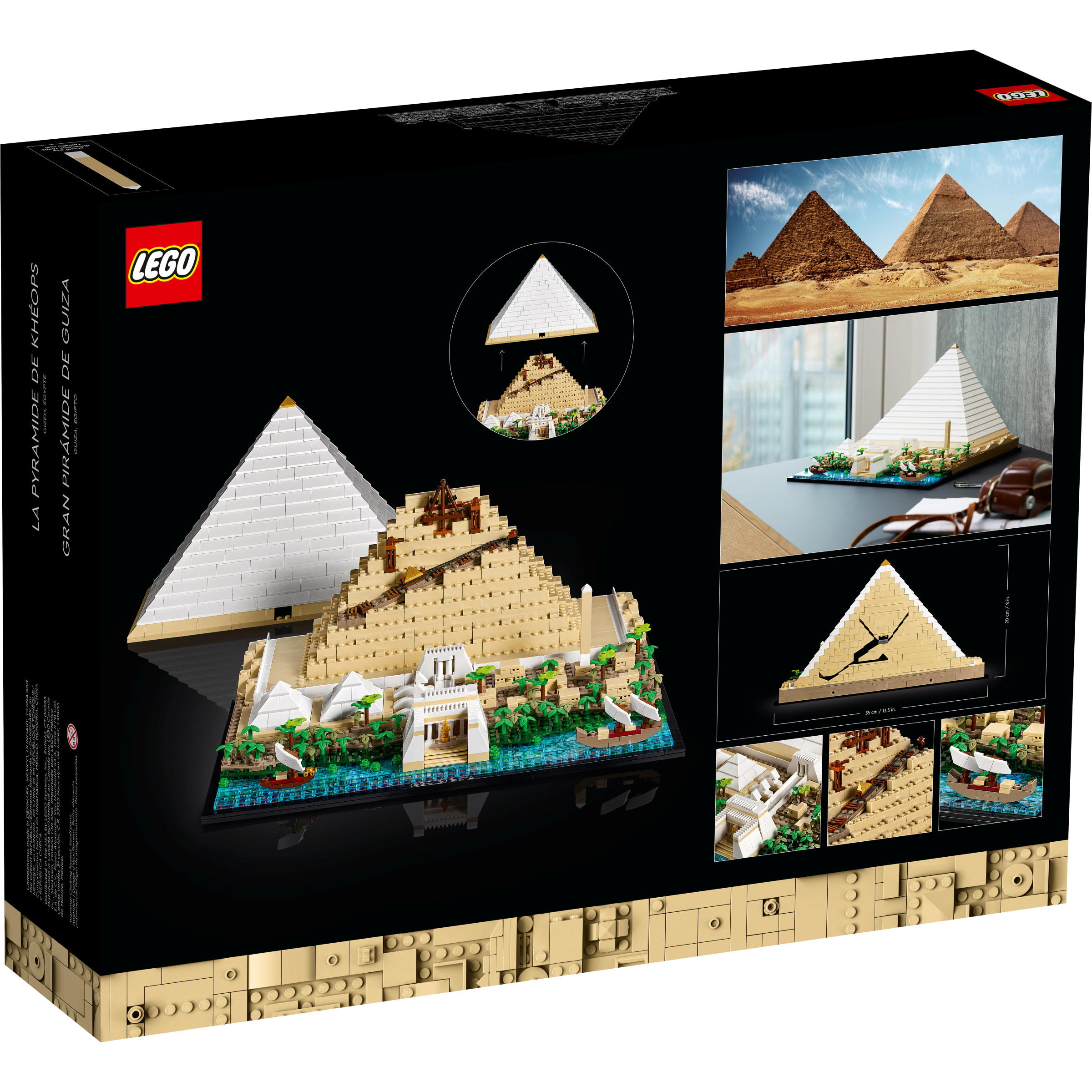 LEGO ARCHITECTURE 21058 - LA GRANDE PIRAMIDE DI GIZA