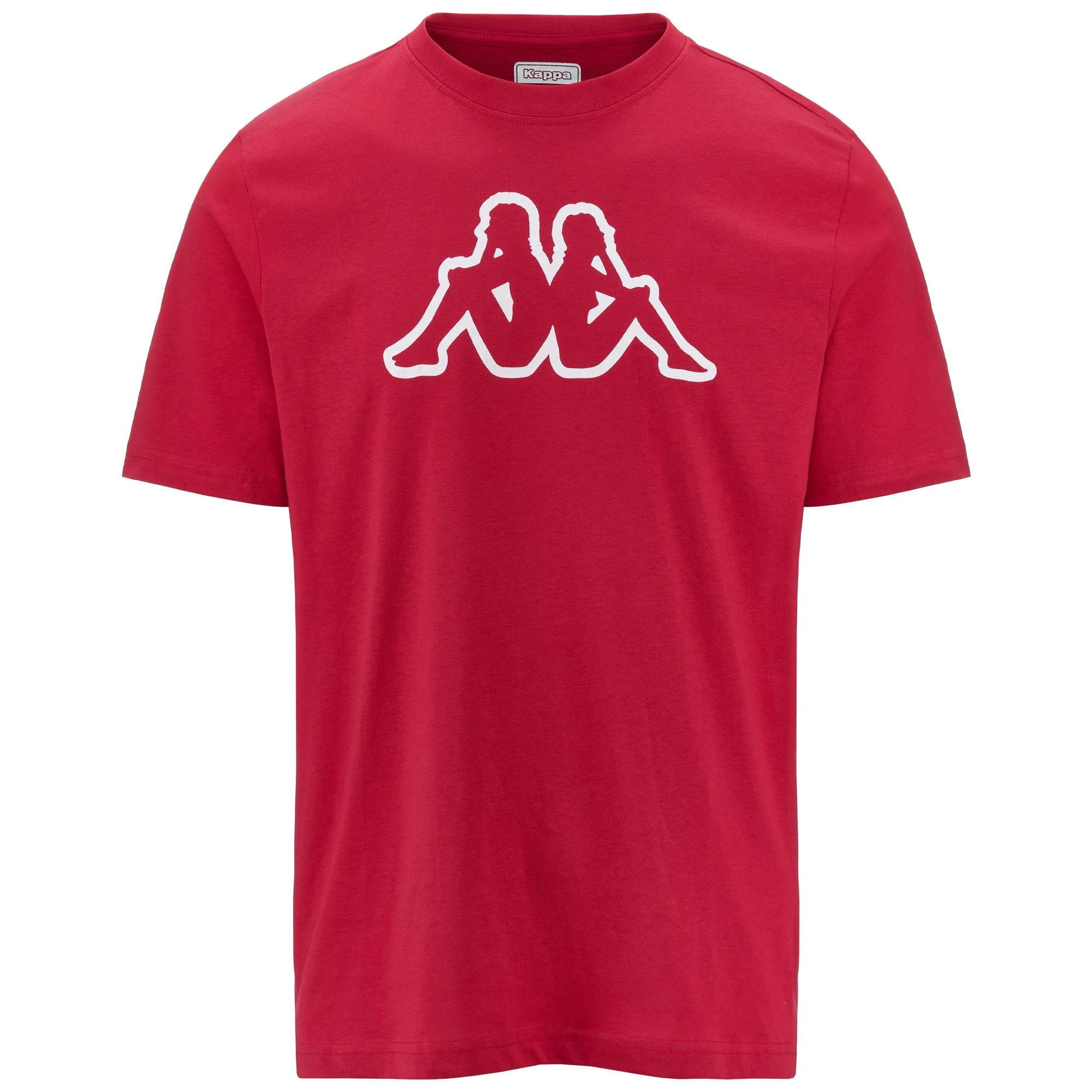 T-Shirts & Top Kappa Uomo Logo Korpo Cromen Rosso