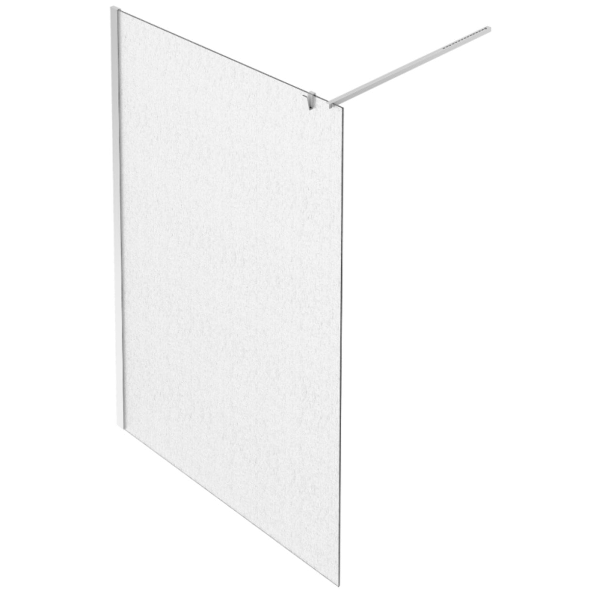 Paroi de douche Contra textile 120cm + kit profilé Chromé