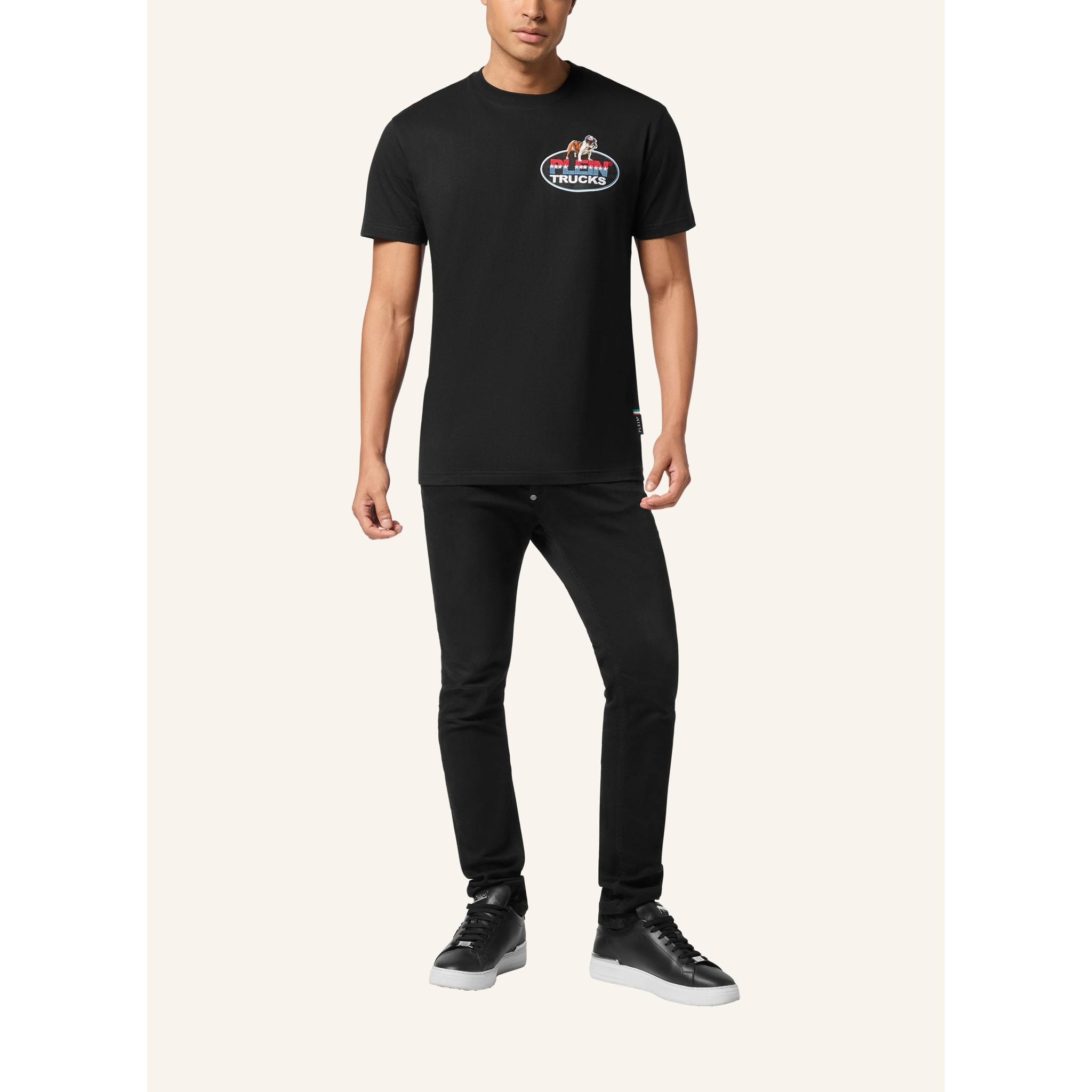 PHILIPP PLEIN Camiseta Cuello Redondo Ss Bulldog