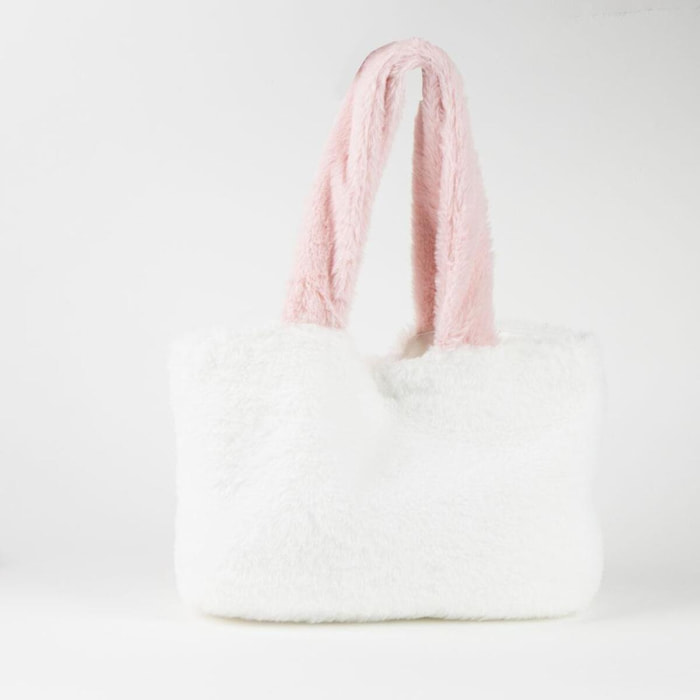 Bolsa Shopping Peluche Hello Kitty - Multicolor