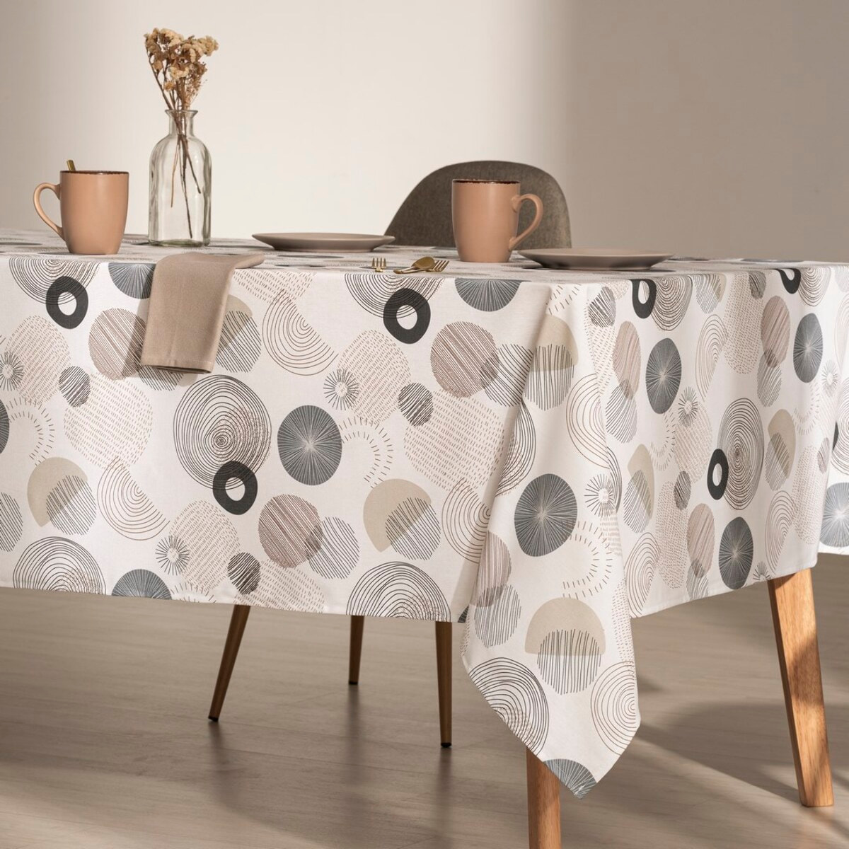 Mantel antimanchas CALEB GRIS