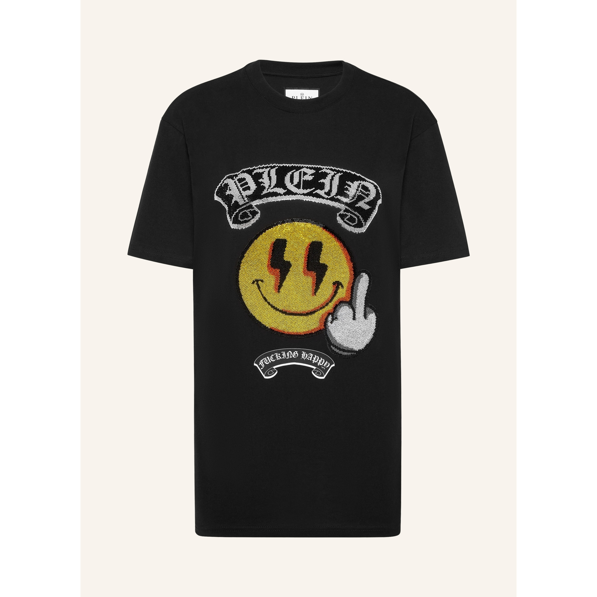 PHILIPP PLEIN T-shirt vestibilità uomo SMILE