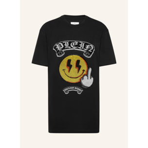 PHILIPP PLEIN T-shirt vestibilità uomo SMILE