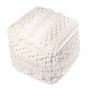 Tabouret HAJE Partiellement fabriqué à la main en Laine