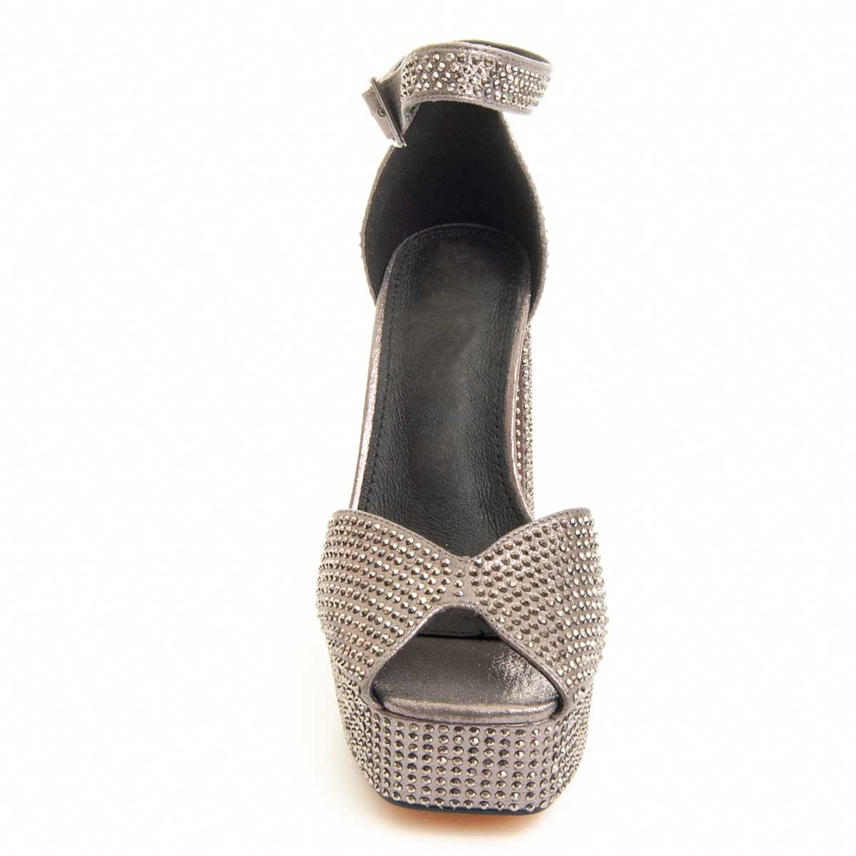 Zapatos de Tacón - Gris - Altura: 12 cm