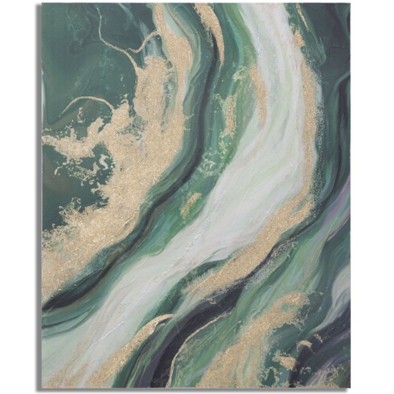 DIPINTO SU TELA GREENERY CM 80X2,8X100