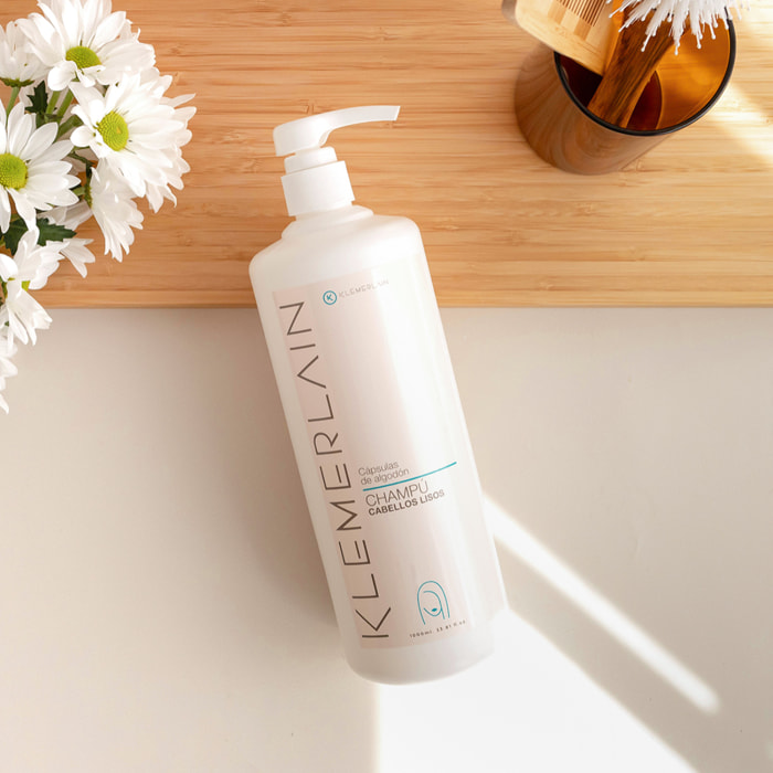 Klemerlain champú para cabellos lisos - 1000 ml