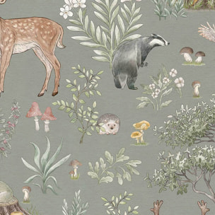 Papier peint enfant La Clairière  Intissé
