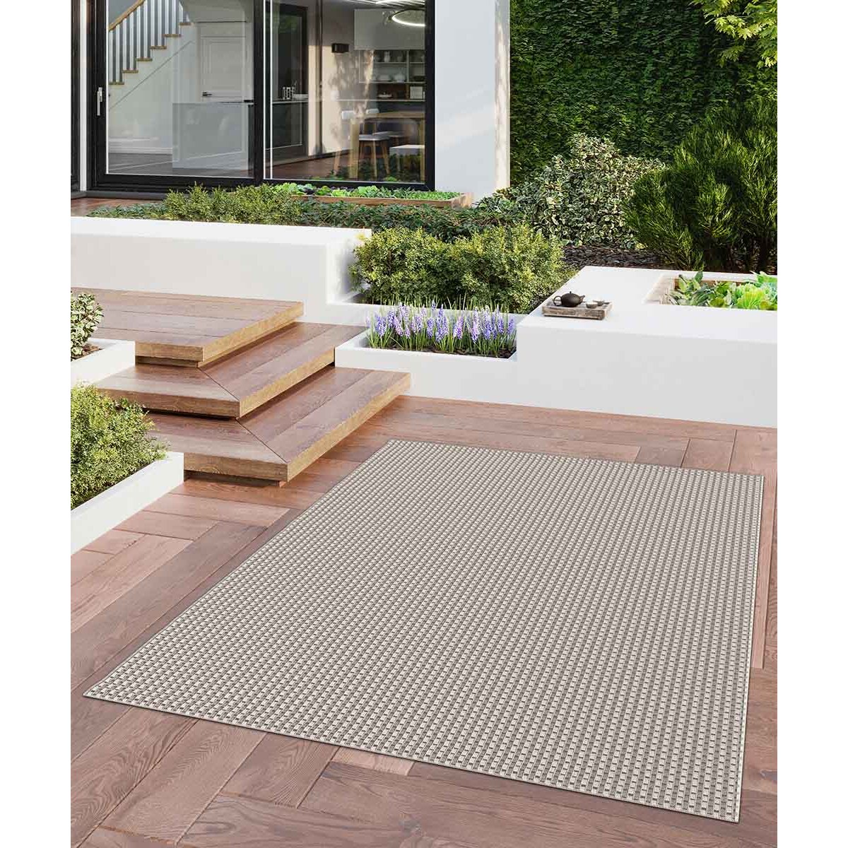 Tappeto Per Esterni Grigio