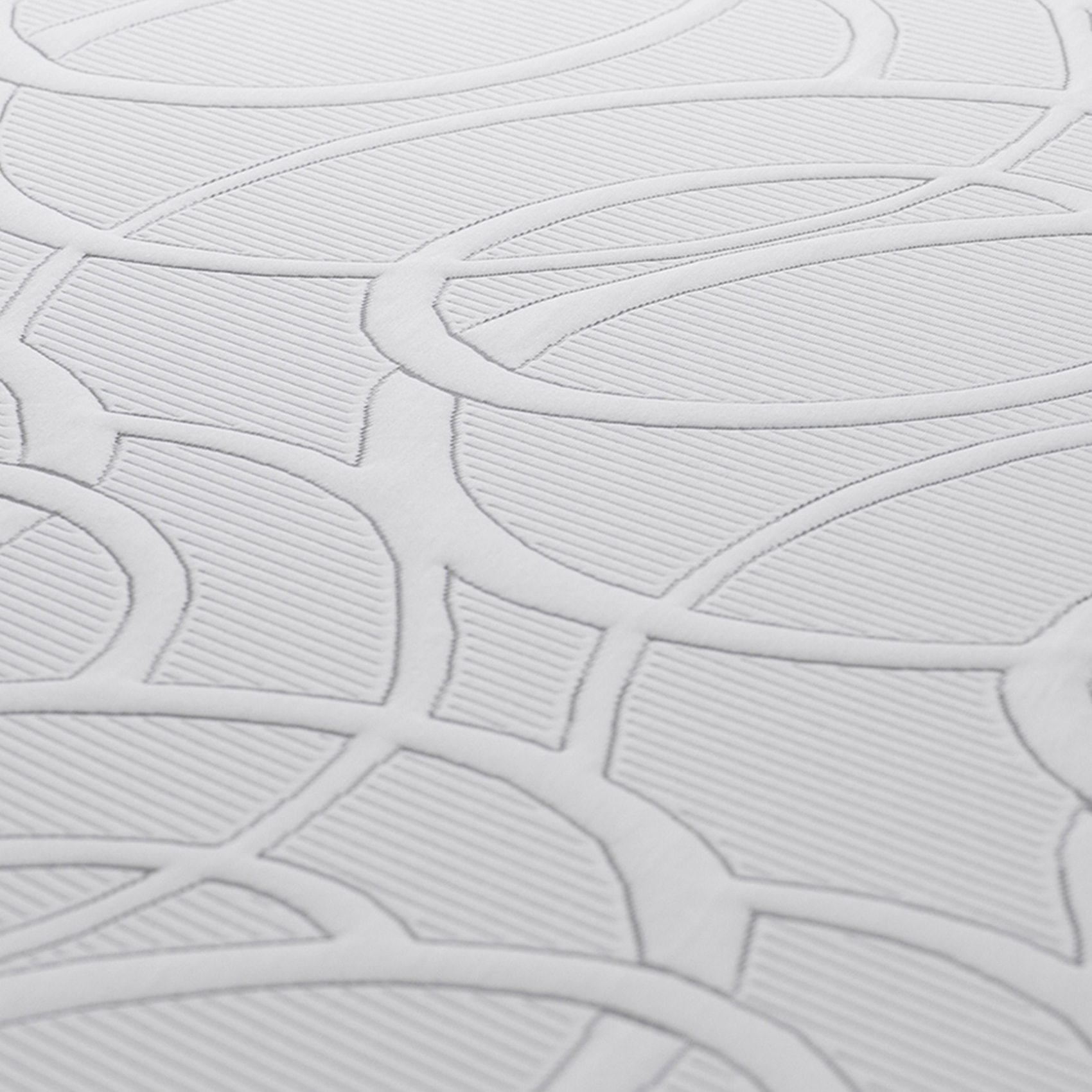 Ensemble matelas et sommier Eupraxie - Blanc