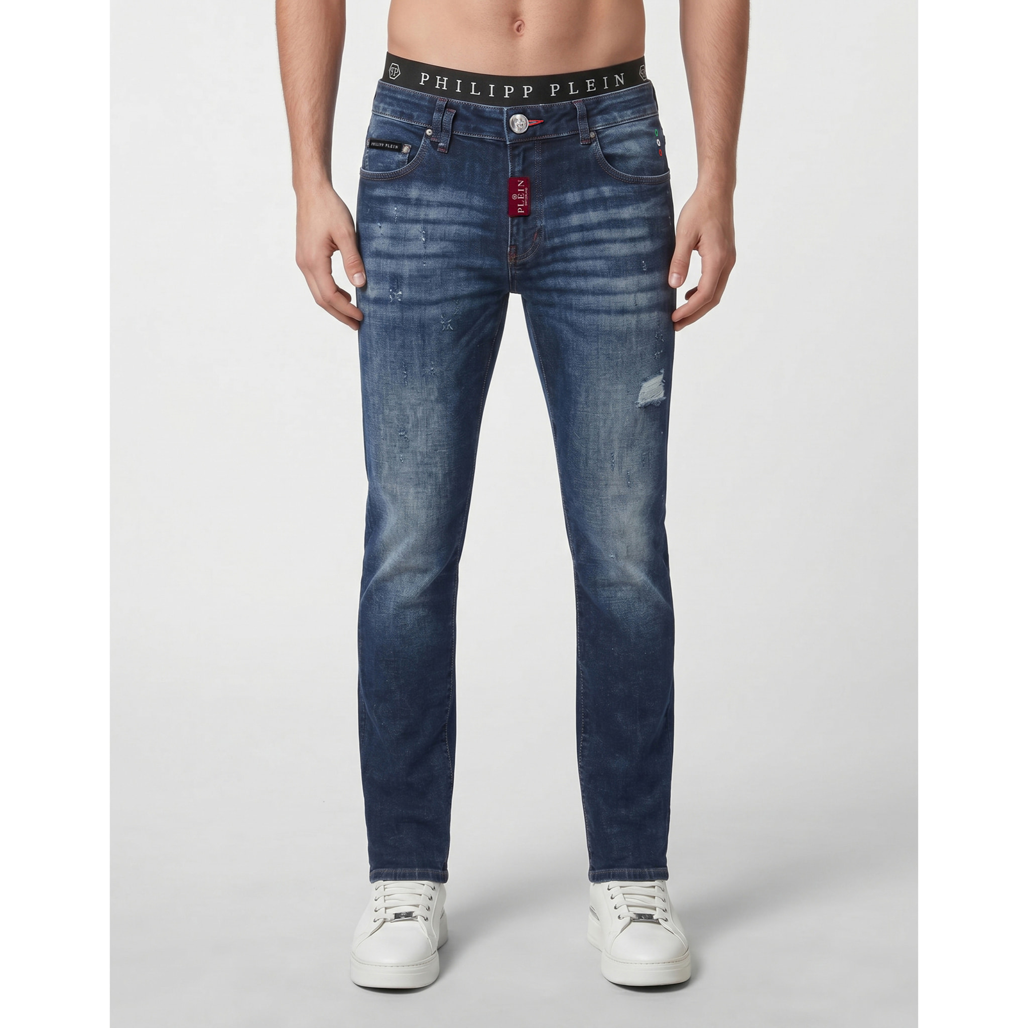 PHILIPP PLEIN Straight Supreme Fit Jeans Basic