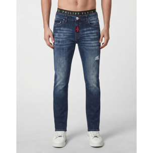 PHILIPP PLEIN Straight Supreme Fit Jeans Basic