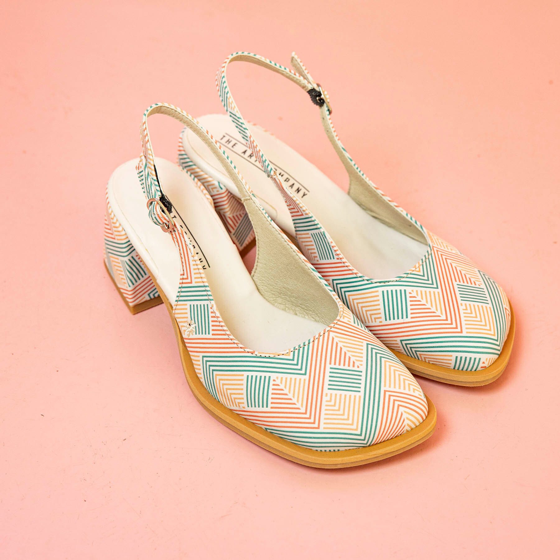 Sandalias con tacón 2012S SNAKE WHITE / VERONA color White