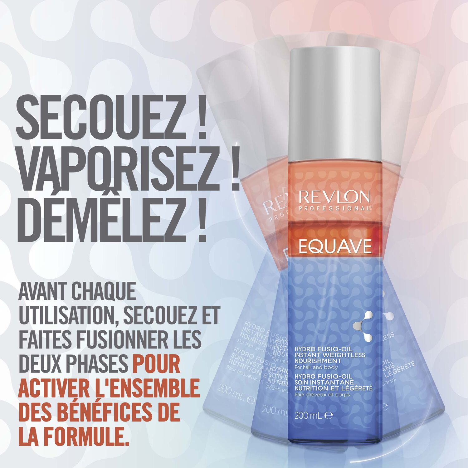 Equave™ - Hydro Fusio-Oil - Soin Instantané Cheveux et Corps 200 ml